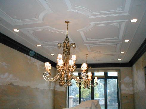 Recently Completed Italianate Dining Room Ceiling